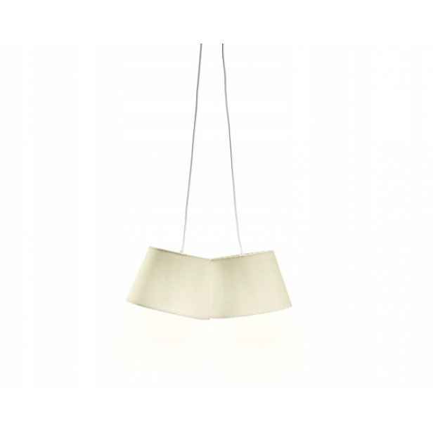 Závěsná Led lampa Livarno Lux 2 elegantní textilní stínidla, barva krémová