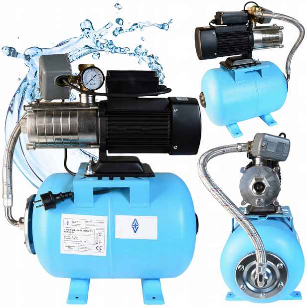 Hydrofor Do Vody 24L Čerpadlo Alpinox 750W Silné rotory Inox Premium 4200l/h