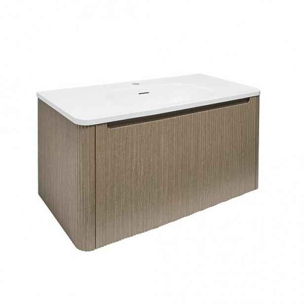 Koupelnová skříňka s umyvadlem Naturel Austen 79x47,5x45 cm light pine mat AUSTEN80LP