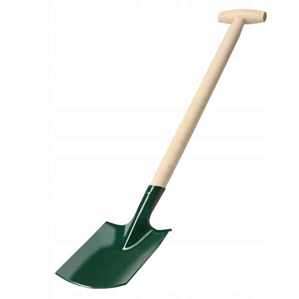Lopata Rovný Rýč 90 cm Pro Kopání Překopávání Zahradní Výsadby