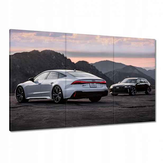 Obrazy 120x80 Bílé Audi RS7 Auto