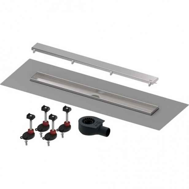 Tece TECEdrainline set sprchového žlabu s oboustranným roštěm "2 v 1", 900 mm 640926