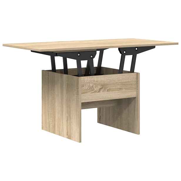 vidaXL Konferenční stolek Sonoma dub 55 x 54,5 x 45 cm