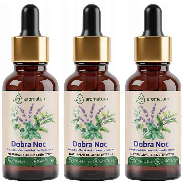 3 x Přírodní esenciální olej Dobrá noc 30 ml, Aromatum