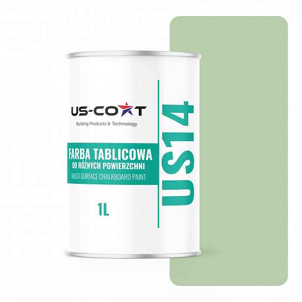 Barva Na Stěny Pro Psaní Křídou Zelená Pastelová RAL6019 1L Matná
