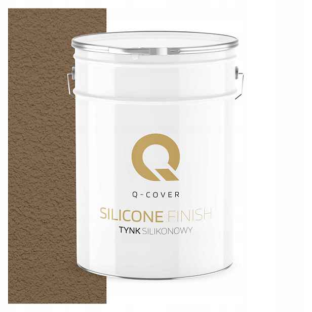 Silikonová Fasádní Omítka Kakaová F545 15KG Beránek Granulace 2.0mm