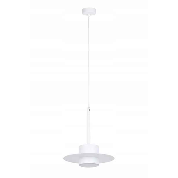 Minimalistické bílé kulaté závěsné svítidlo 20 cm do kuchyně jídelny Sigma