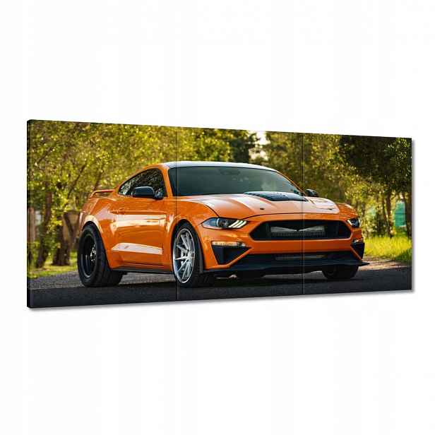 Obrazy 150x70 Oranžové auto