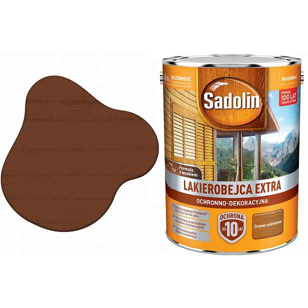 Sadolin Výkonná lakovací lazura na dřevo Extra Třešňové dřevo 5L