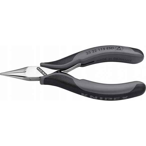 Uchopovací kleště pro elektroniku Esd ploché kulaté 115 mm Knipex