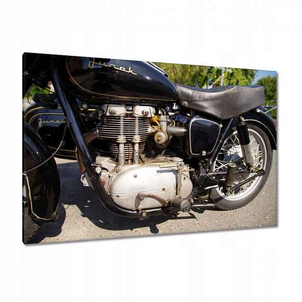 Obrazy 120x80 Junak Historický motocykl