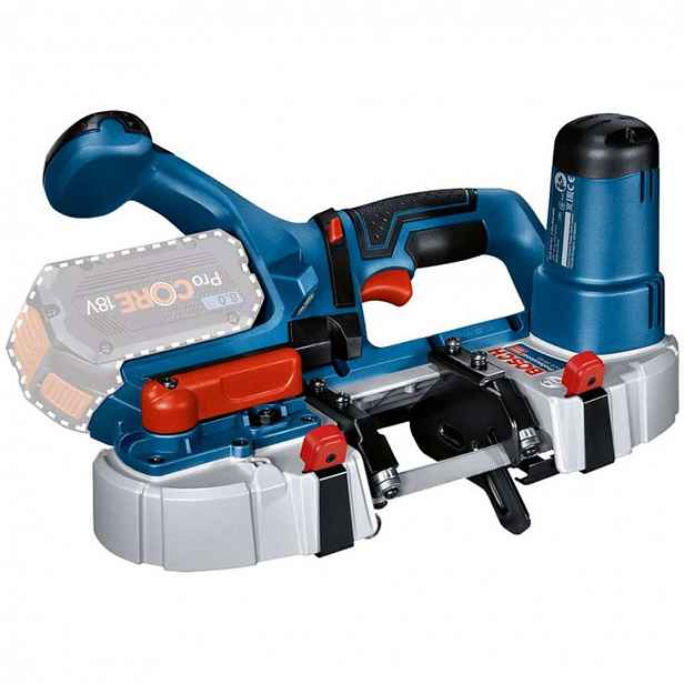 Bosch - 18V AKU pásová pila na kov, bez baterie a nabíječky 06012A0400