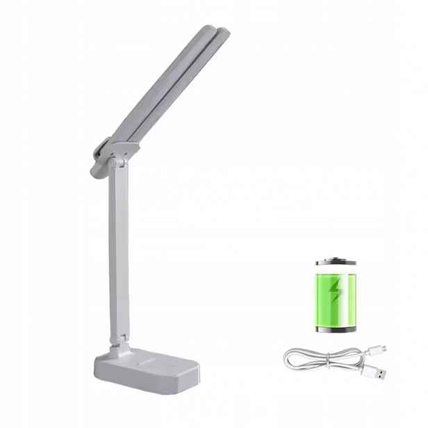 Stolní Led lampa dvojitá nabíjecí Usb 3 barvy světla dotyková lehká Usb