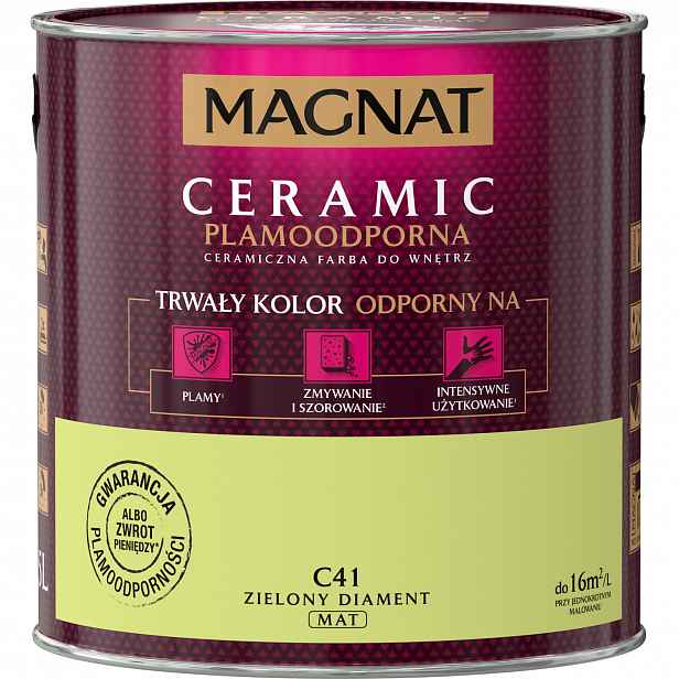 Barva Magnat Ceramic 2,5L C41 Zelený Diamant