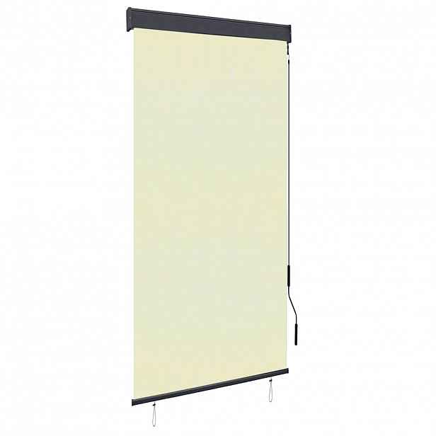 vidaXL Venkovní roleta 100 x 250 cm krémová