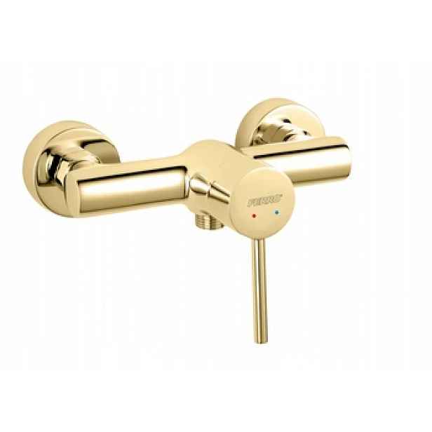 Ferro Nástěnná Sprchová Baterie Fiesta Bright Gold, Zlatá