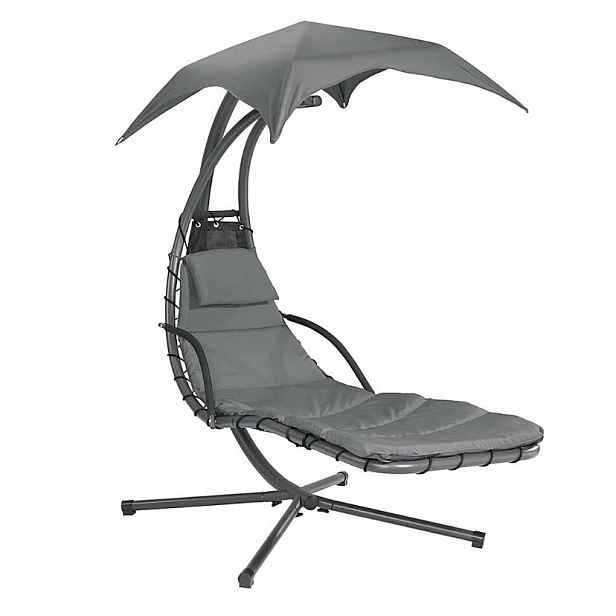 Lehátko Závěsné Křeslo Palm Grey