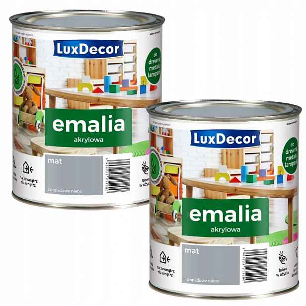 Sada 2KS Luxdecor Univerzální Smalt 0,75L Listopadové Nebe Mat