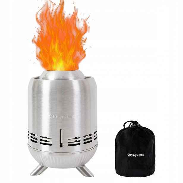 Stolní krb Biokrb King Camp Fire Pit 23x16 cm Plynový Bio
