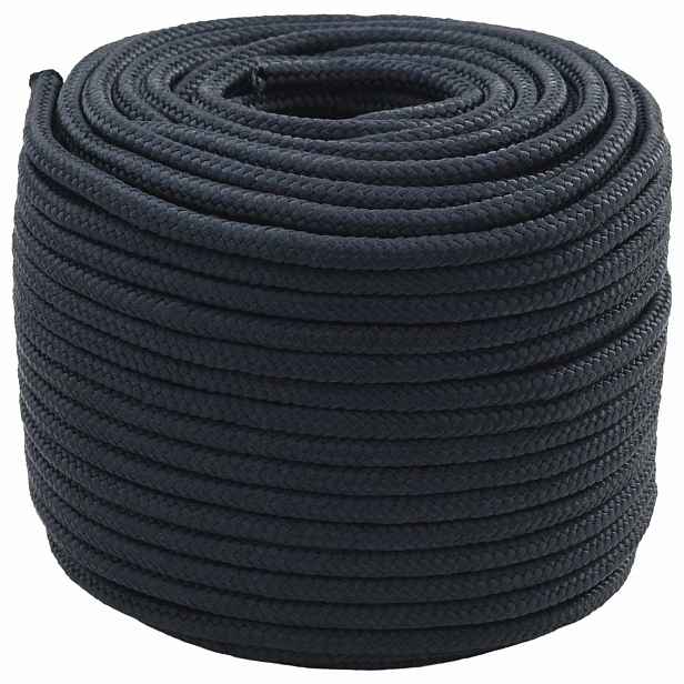 vidaXL Lano na loď 5 mm 50 m Královská modrá Polyester