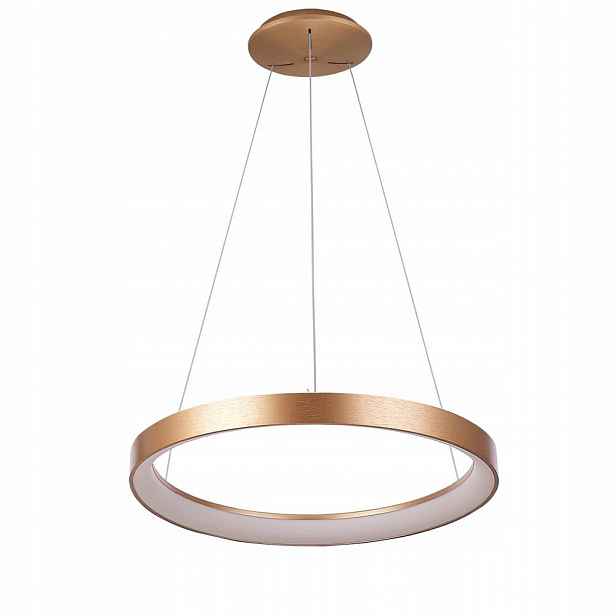 Závěsná lampa Zlatá Led 48W 3000-4000K Stmívatelná Vico do jídelny Italux