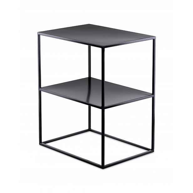 Pomocný konferenční stolek Loft s policí 40 cm, moderní