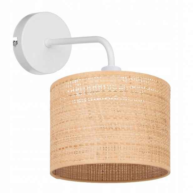 Skandinávská Nástěnná Lampa Ratanová Nástěnná Lampa