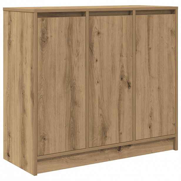 vidaXL Příborník dub artisan 85x34x76 cm kompozitní dřevo