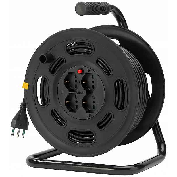 Vimar 0P32733 Prodlužovací Kabel bubnový 2P T, 16 A, 230 V, 45 m Italská Zástrčka