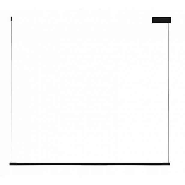 Závěsná lampa Černá Led Lineární 120 cm Minimalistická Led lampa nad stůl