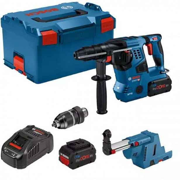 Bosch - 18V AKU vrtací kladivo SDS Plus, 2x aku 8,0 Ah, nabíječka 0611921003