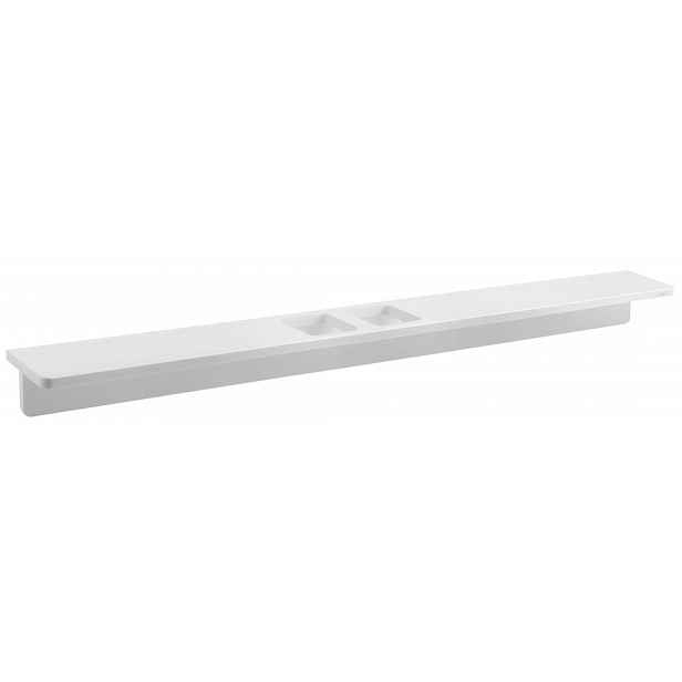 Sapho Abeline - Polička, délka 100 cm, 2 otvory, matná bílá AE102-0101