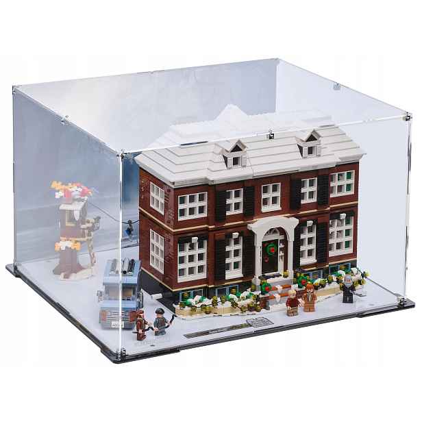 Vitrína s pozadím Blacked Brick pro Lego 21330 Ideas Sám doma