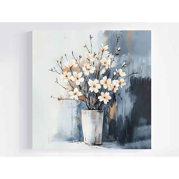 Obraz Na Plátně Canvas Dekorace Příroda Květiny Váza Kytice Jaro 50x50