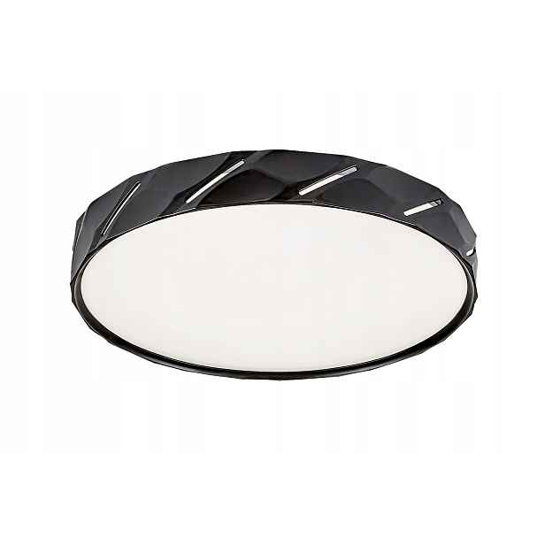 Stropní Svítidlo 39 cm Led 25W černý matný kulatý Nessira 71120 Rabalux