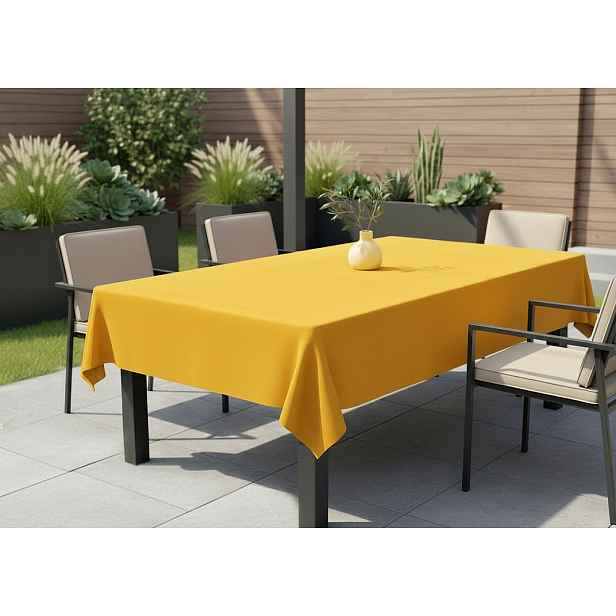 Venkovní ubrus GARDEN color 40 hořčicová, různé rozměry Mybesthome Rozměr: 140x220 cm