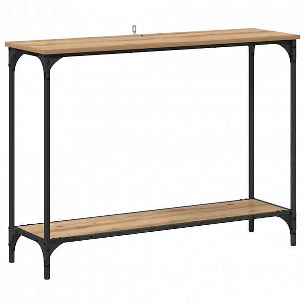 vidaXL Konzolový stolek dub artisan 101 x 30.5 x 75 cm