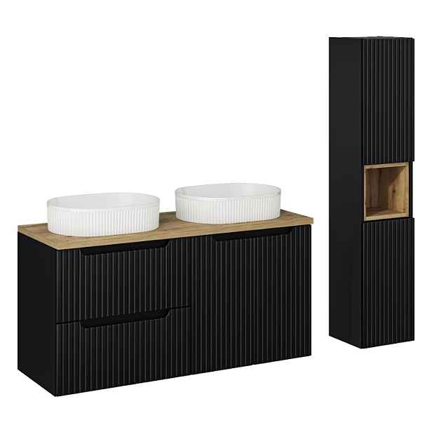 ArtCom Koupelnový komplet NOVA Black 120/2