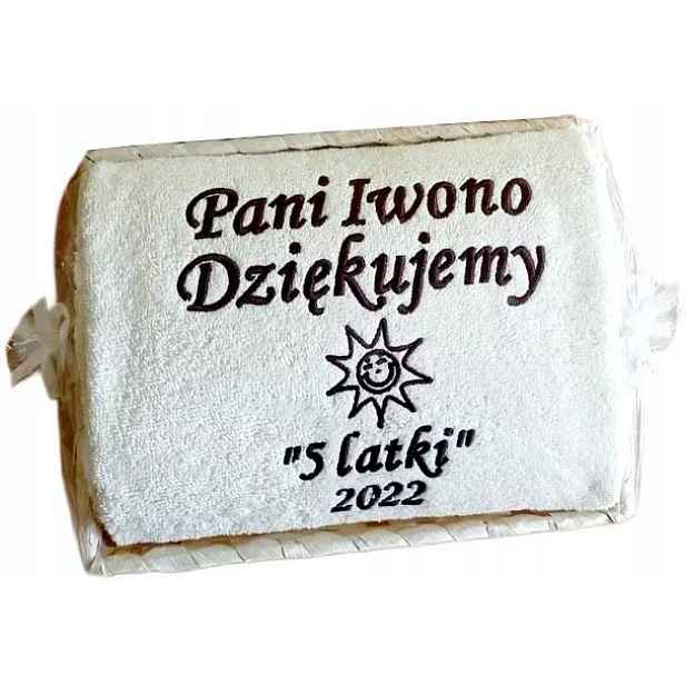 Dárek Pro Předškoláka, paní ze školky, Poděkování, konec, Ručník