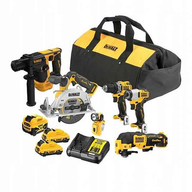 DeWalt DCK611P1D2 aku sada 12V/1*5Ah, 2*2Ah, 6ks aku nářadí