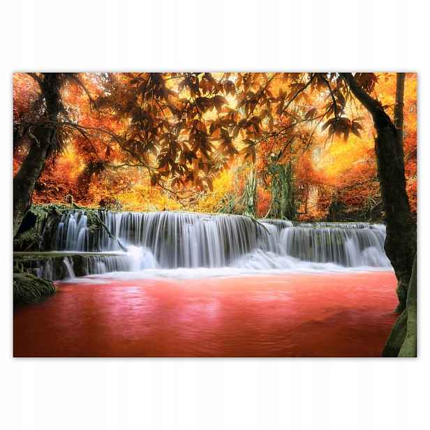 Fototapety flizelina 208x146 Oranžový vodopád