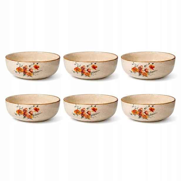 Keramické misky na polévku a müsli Sada 6 kusů v Maki Belle Line