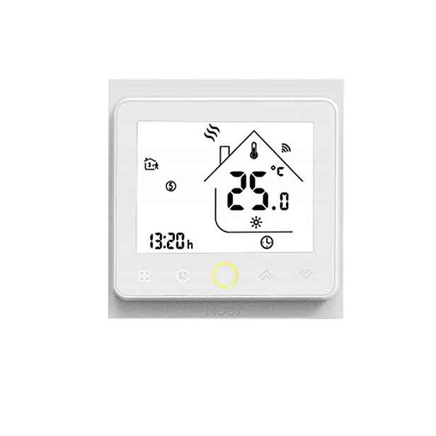 Termostat pro podlahové vytápění 16A bílý Wi-Fi Moes WHT-002-GBLW Tuya