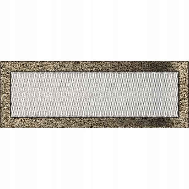 Ventilační mřížka 17x49 černo-zlatá
