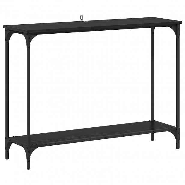 vidaXL Konzolový stolek Černý dub 101 x 30.5 x 75 cm Kompozitní dřevo