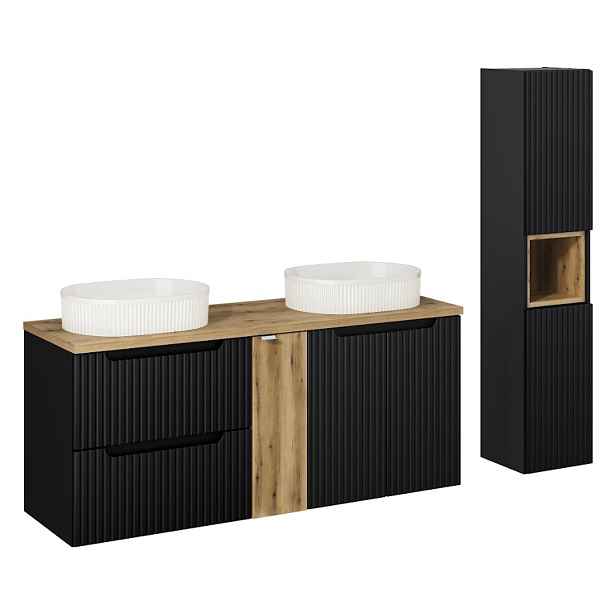 ArtCom Koupelnový komplet NOVA Black 140/1