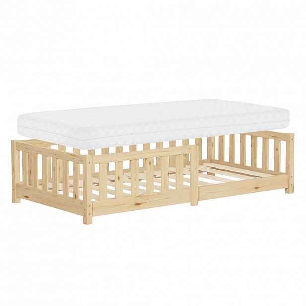 ML-DESIGN DĚTSKÁ postýlka 80x160 cm přírodní s matrací