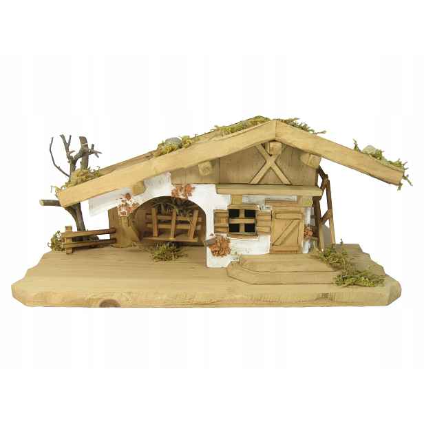 Vánoční Betlém Stajenka Dekorace 30,5x13x13 CM Pro Figurky 7 CM