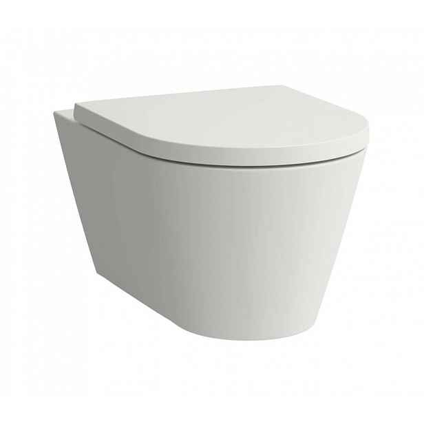 Laufen Kartell - Závěsné WC, vario odpad, Rimless, matná bílá H8203377570001