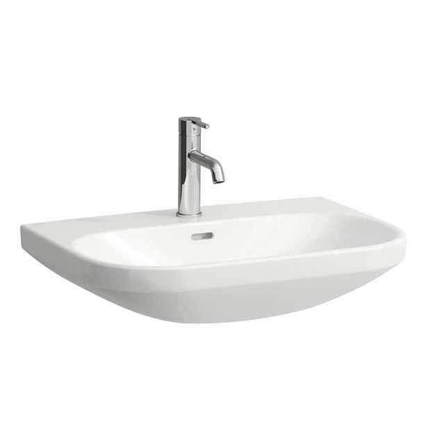 Laufen Lua - Umyvadlo 46x65 cm, s přepadem, otvor pro baterii, LCC, bílá H8110864001041